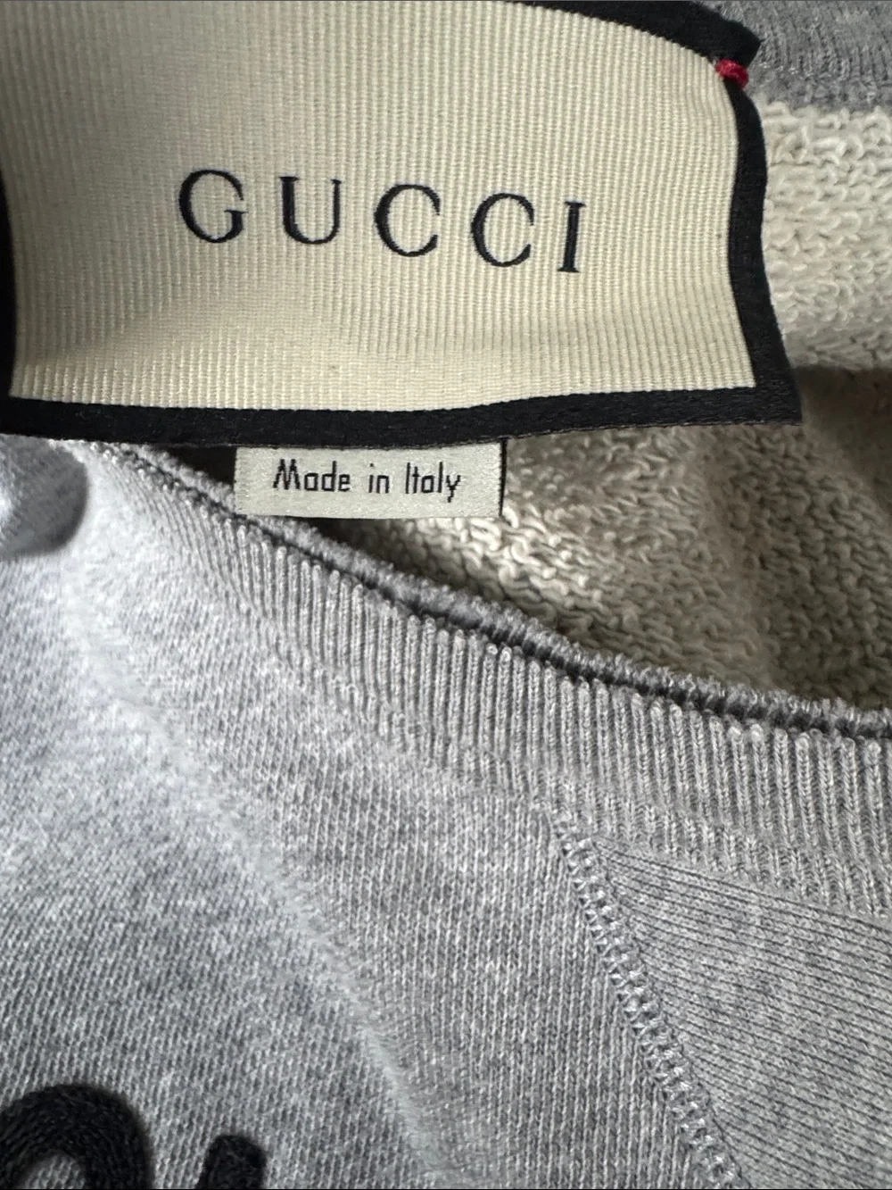 SALE‼️GUCCI Hollywood Grey Crewneck